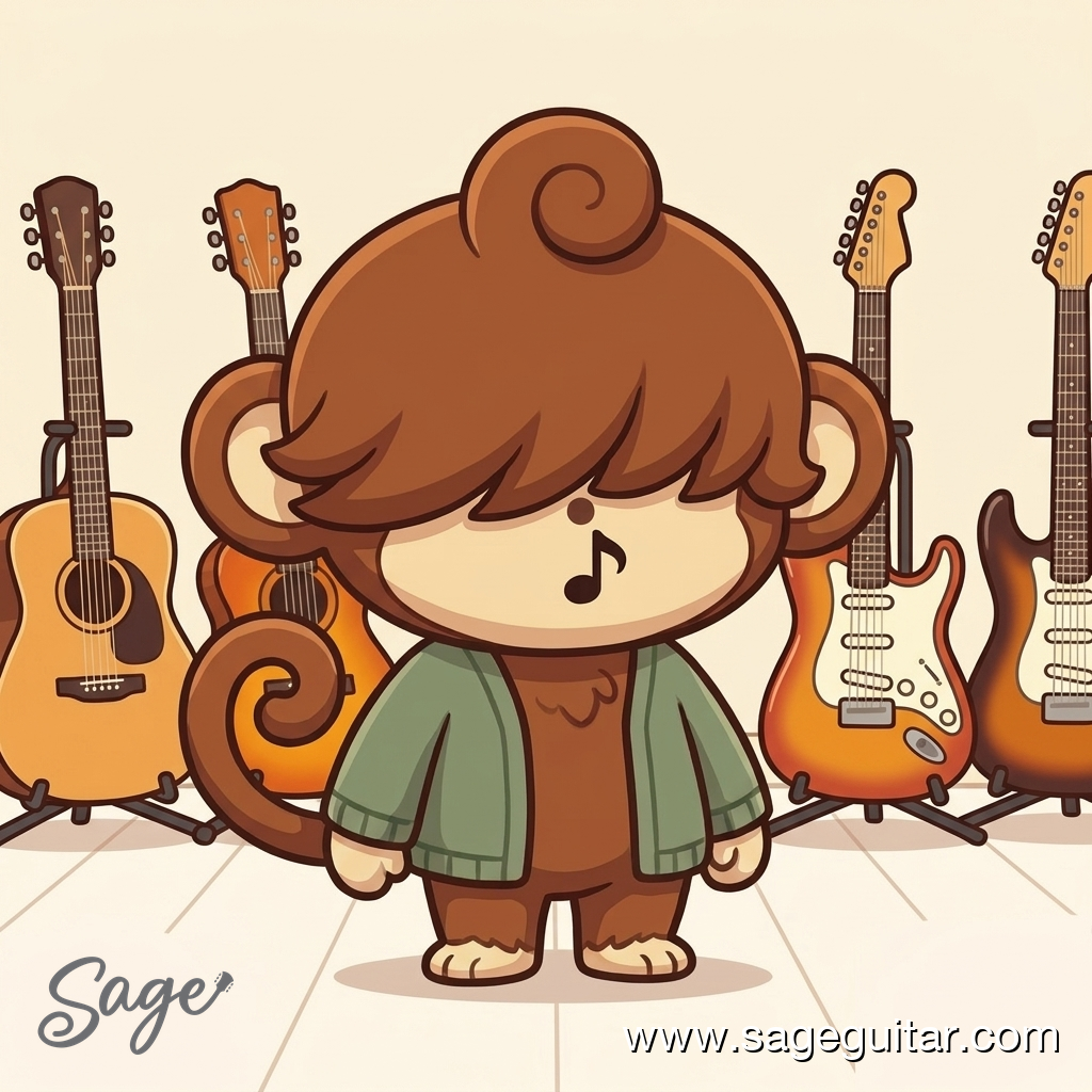 BabySage with a friendly line-up of beginner acoustic and electric guitars