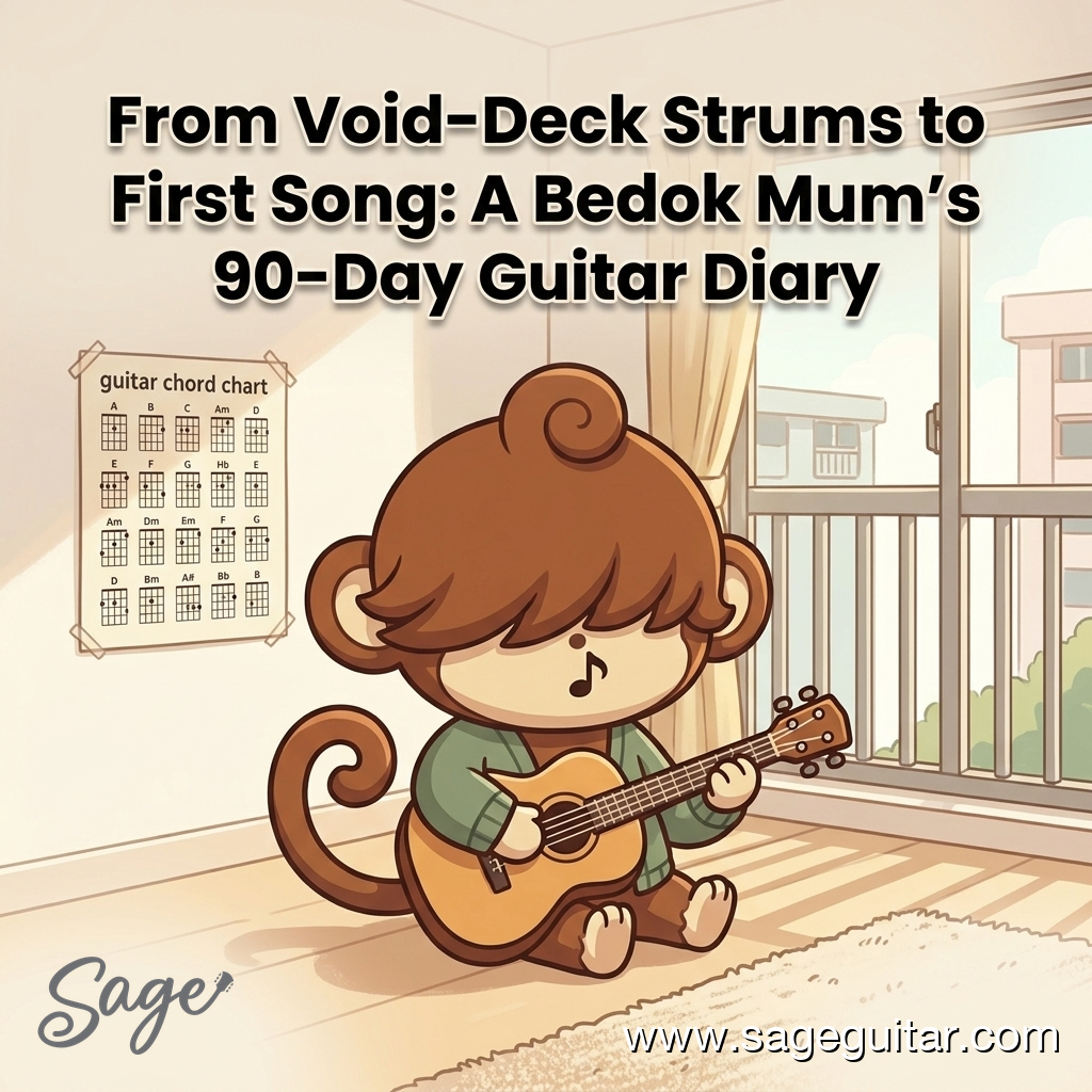From Void-Deck Strums to First Song: A Bedok Mum's 90-Day Guitar Diary