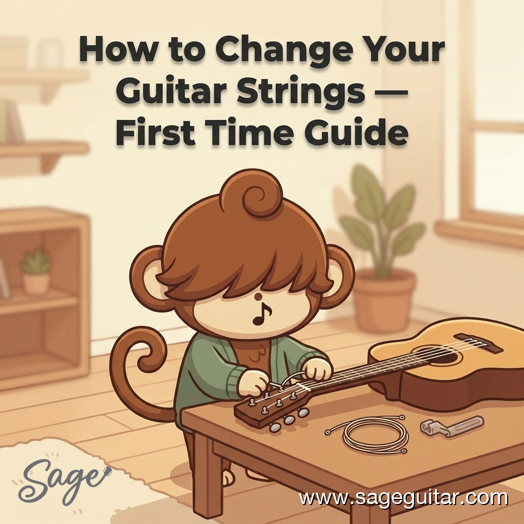 How to Change Your Guitar Strings — First Time Guide