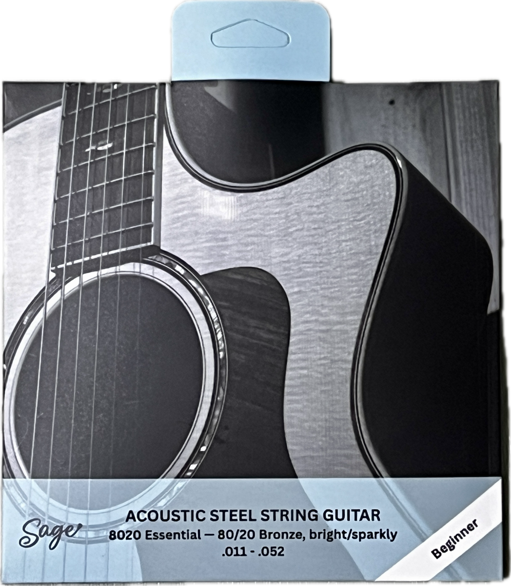 Sage 80/20 Bronze Acoustic Strings – Gauge 11