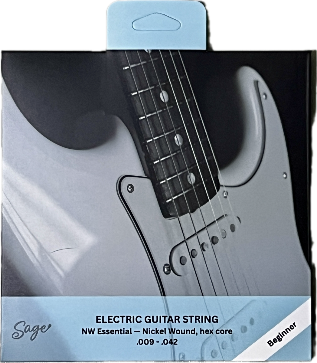 Sage Electric Nickel Wound Strings – Gauge 9