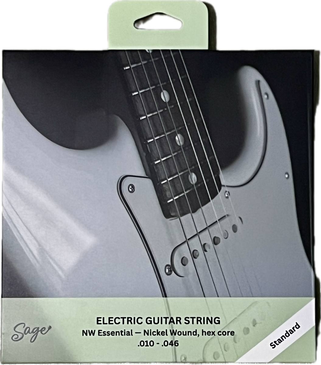 Sage Electric Nickel Wound Strings – Gauge 10