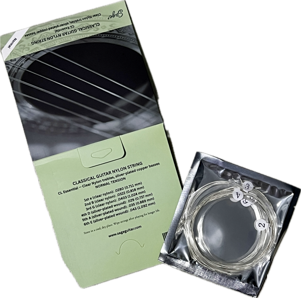 Sage Classical Guitar Strings – Normal Tension