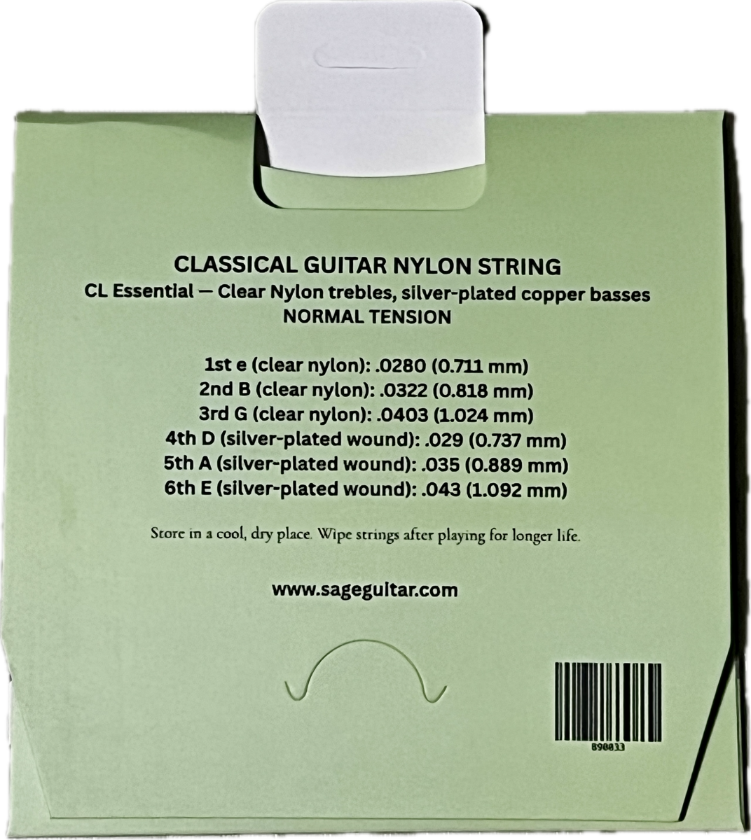 Sage Classical Guitar Strings – Normal Tension