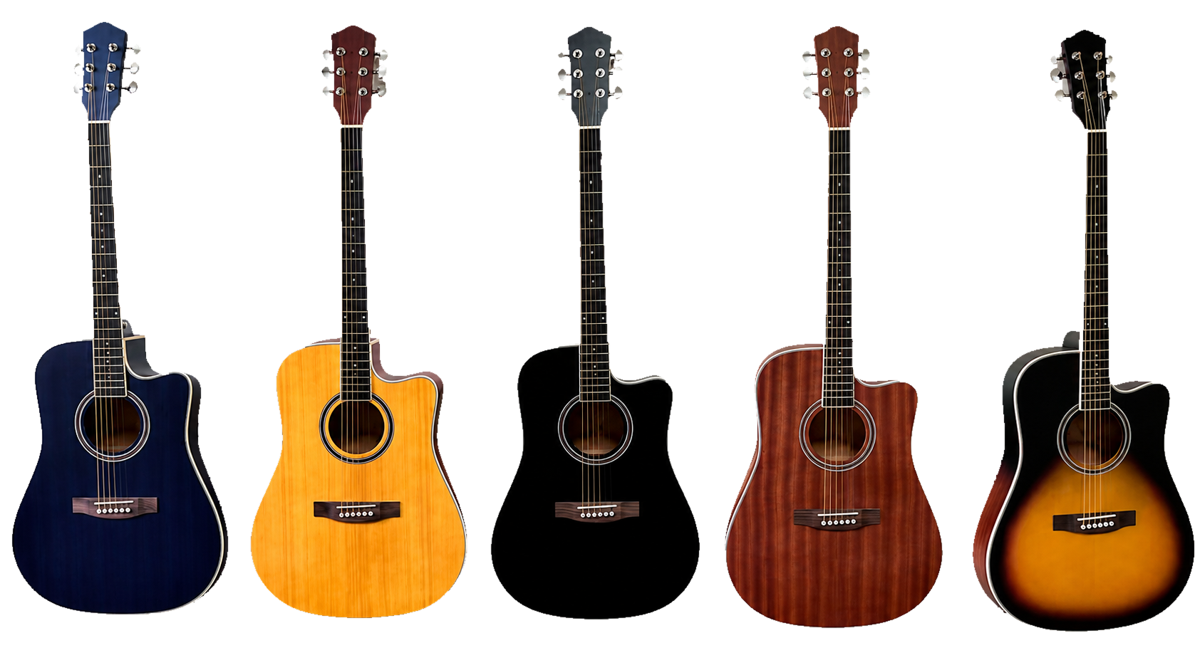 SageBasic 41" Acoustic Guitar — all 5 colours