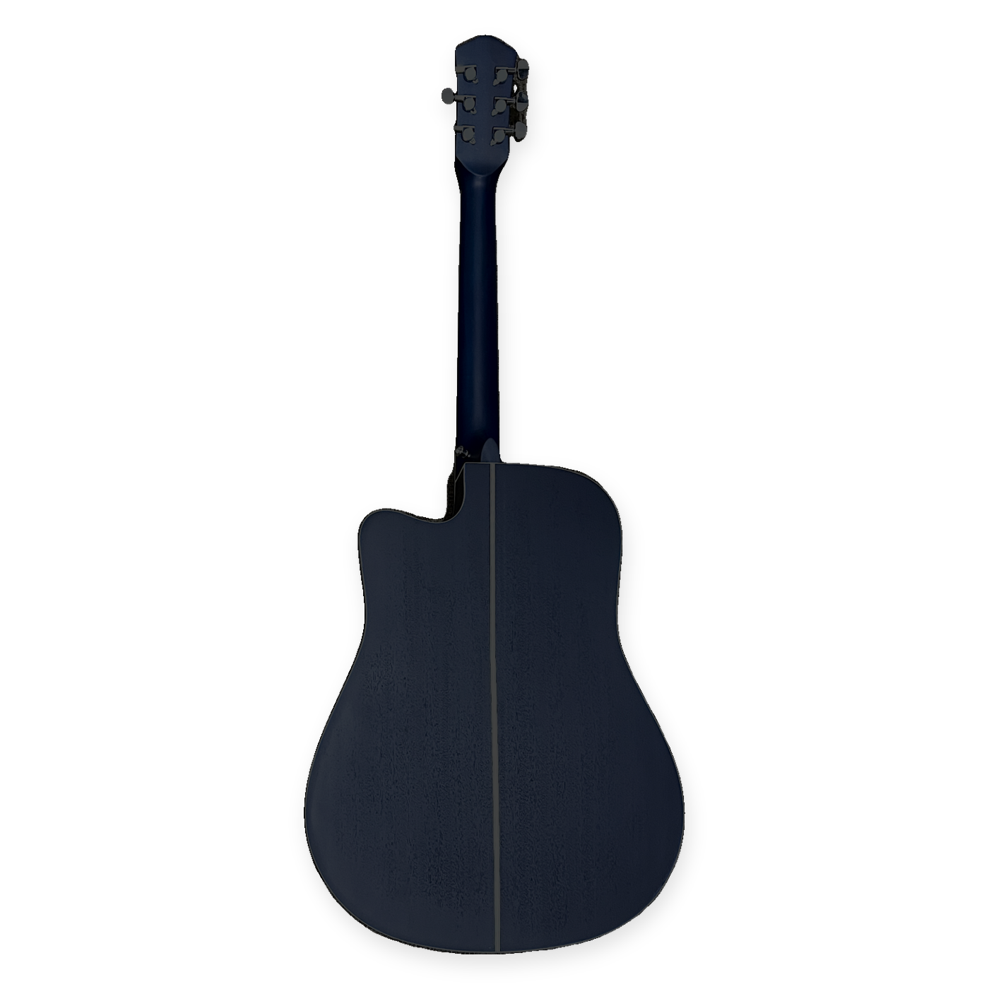 SageBasic 41 inch acoustic guitar Dark Blue back
