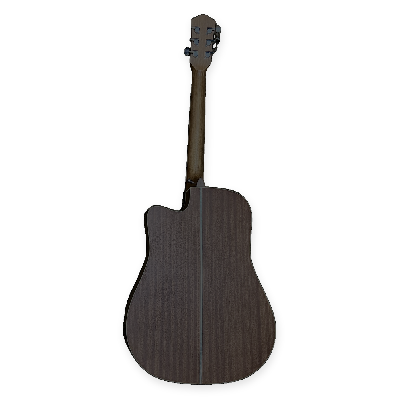 SageBasic 41 inch acoustic guitar Sapele back
