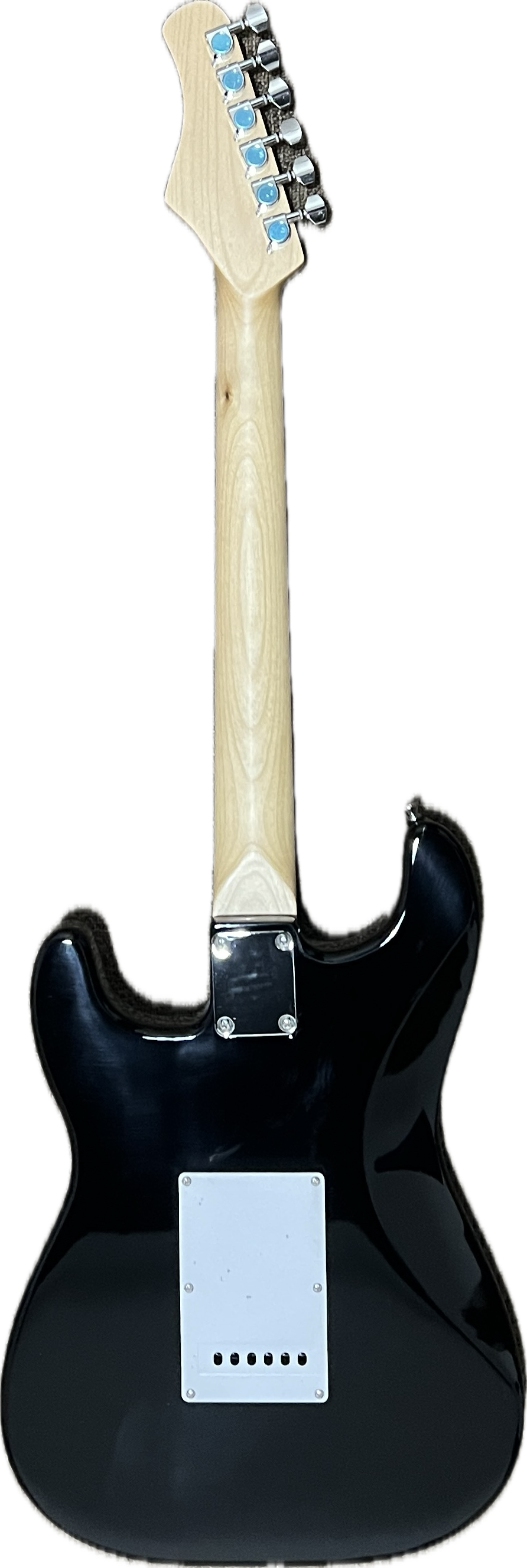 Sage ST-20 electric guitar Black — back view