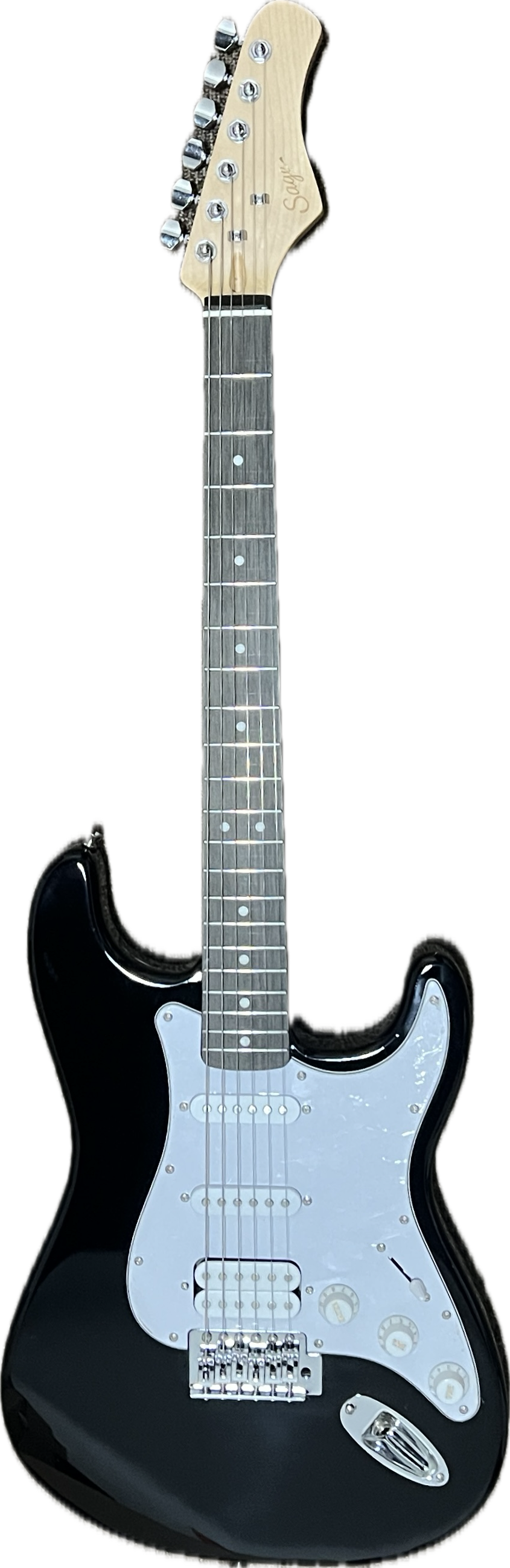 Sage ST-20 Electric Guitar Black