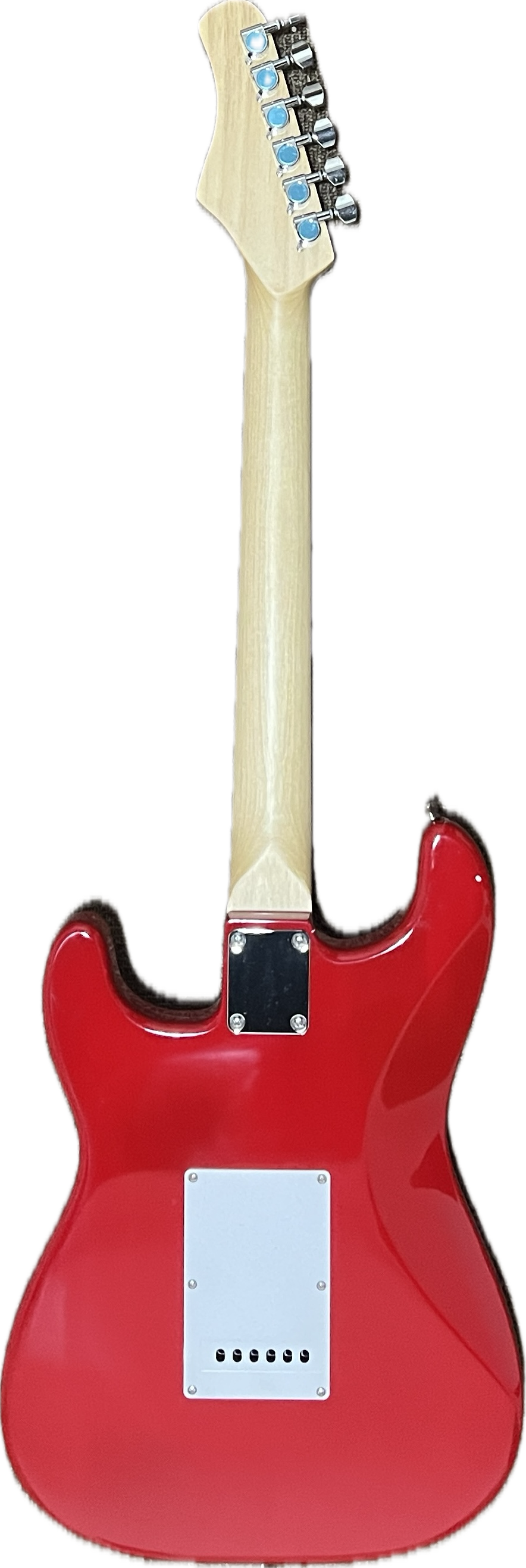 Sage ST-20 electric guitar Red — back view