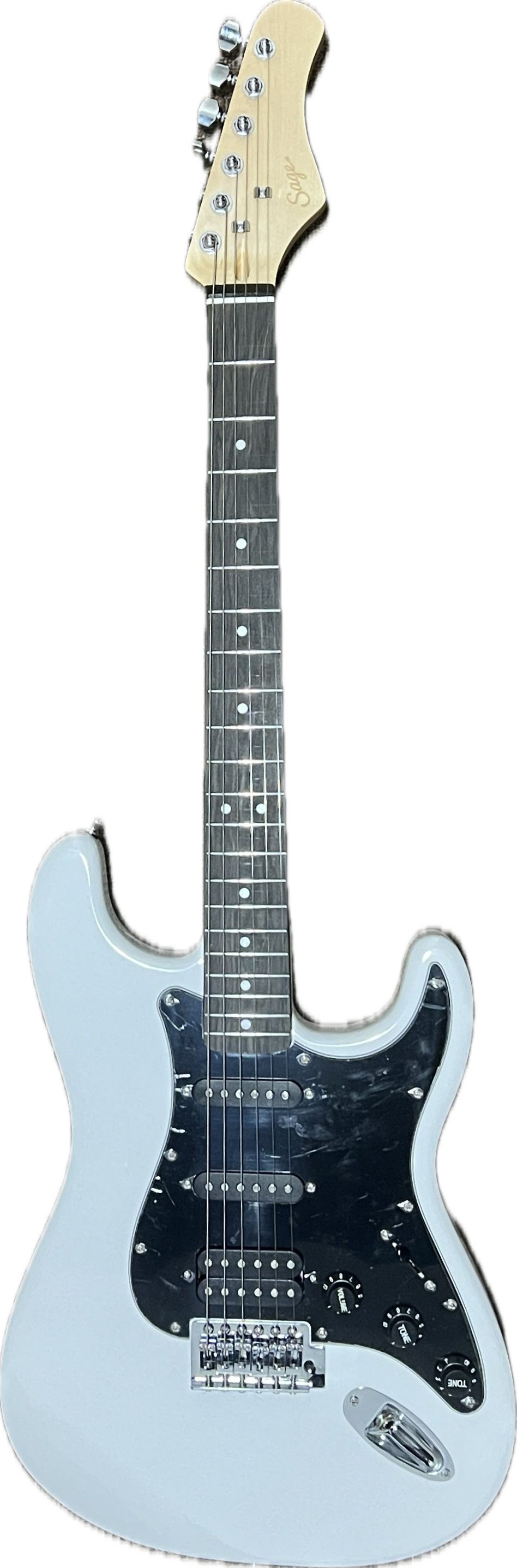 Sage ST-20 Electric Guitar White